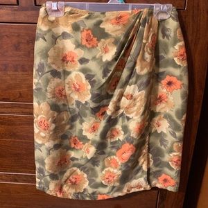 Floral Midi Skirt